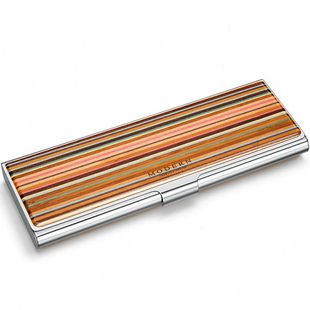 德国MODERN创意笔盒简约男女学生白领高级木制金属笔盒文具盒礼品