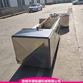 DMS 茂名大道猪耳朵毛刷清洗机 洗羊蹄子机器 1200毛辊清洗机