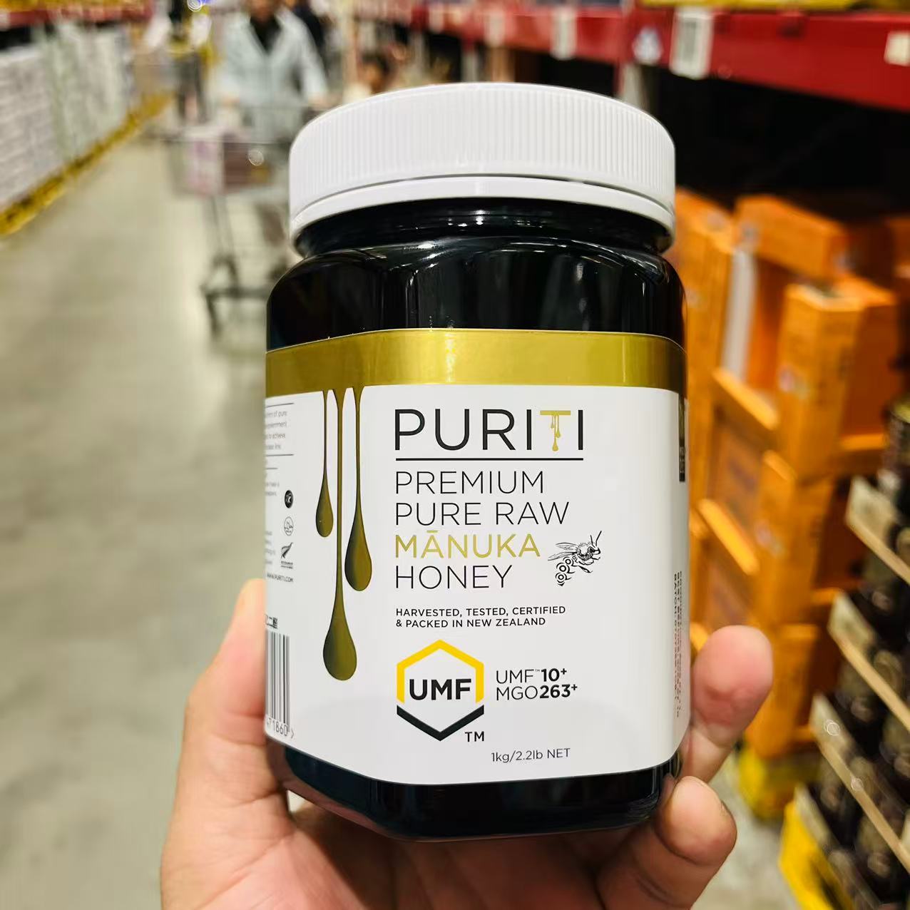 山姆RUPITI麦卢卡蜂蜜新西兰进口蜂蜜1kg泡水佐餐早餐下午茶