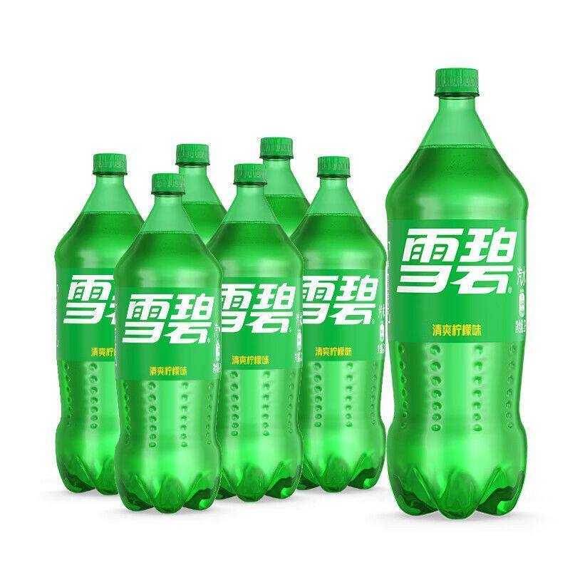可口可乐雪碧2L大瓶装汽水碳酸饮料家庭聚餐节日宴请婚宴席批发