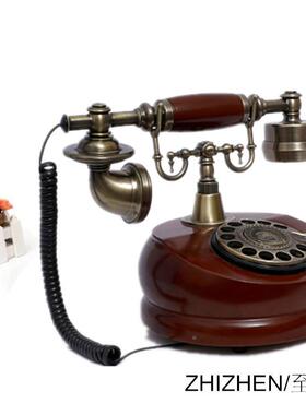 至古臻仿电式话机古转盘欧复时尚创意家用办公电202AS话座机礼品2