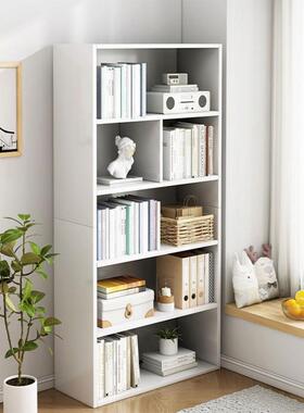 置易物架书架落地多简靠UDO墙收纳柜家用储层物柜子客室厅卧学生