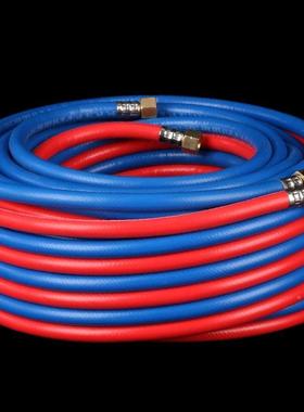 氧气管管割596工业用乙炔带氧割枪双色管割8mm高压耐焊磨软管气割
