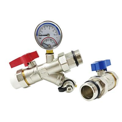 分水器套阀地暖分水器球阀PPR2集5-回35322地热分水水器进水阀门