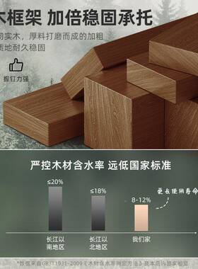 实UQY木小凳子凳家用背小椅子客厅木头小板凳脚踏坐方靠凳口换鞋