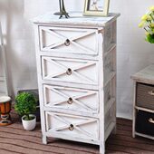 包邮 欧式 时尚 实木做旧收纳柜窄柜子新款 床头柜 田园复古床头柜整装