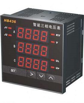 智能三相电压表HB436Z-V HB436T-V