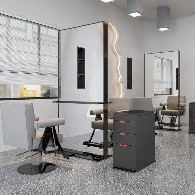 简约发廊理发店镜台网红不锈钢双面落地镜剪发镜理发店专用镜子,商业/办公家具,理发镜台,淘宝优惠券,粉丝福利购,淘宝优惠卷