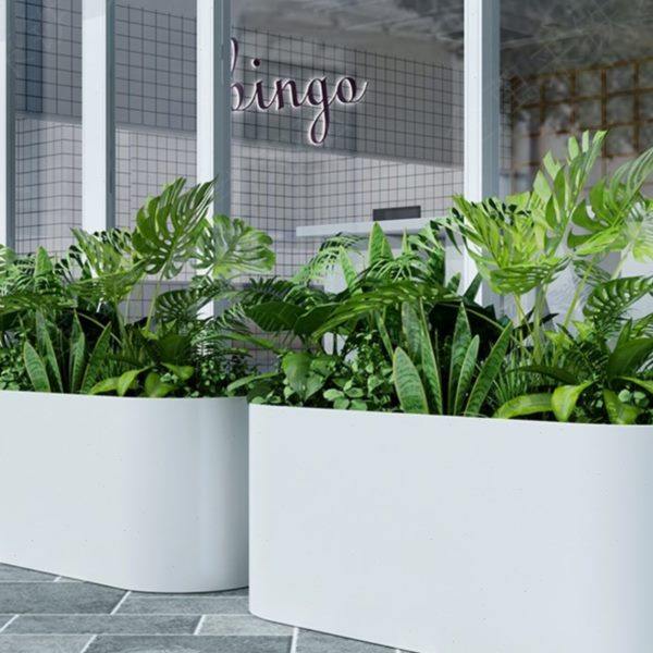 户外圆弧花盆组合绿植园艺大型花箱庭院售楼部商业街摆件高端花器,家居饰品,落地摆件,淘宝优惠券,粉丝福利购,淘宝优惠卷