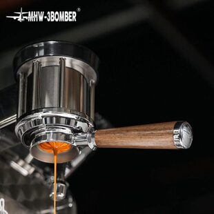 轰炸机咖啡机无底手柄51/54/58mm意式咖啡机萃取无底冲煮头把手