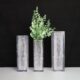 现代简约透明树脂花瓶树脂工艺品家居软装 饰品客厅摆件