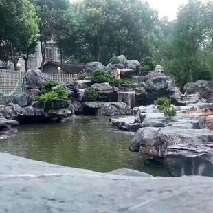 观赏石别墅太湖石假山流水形态各异公园庭院驳岸园林石点缀石头