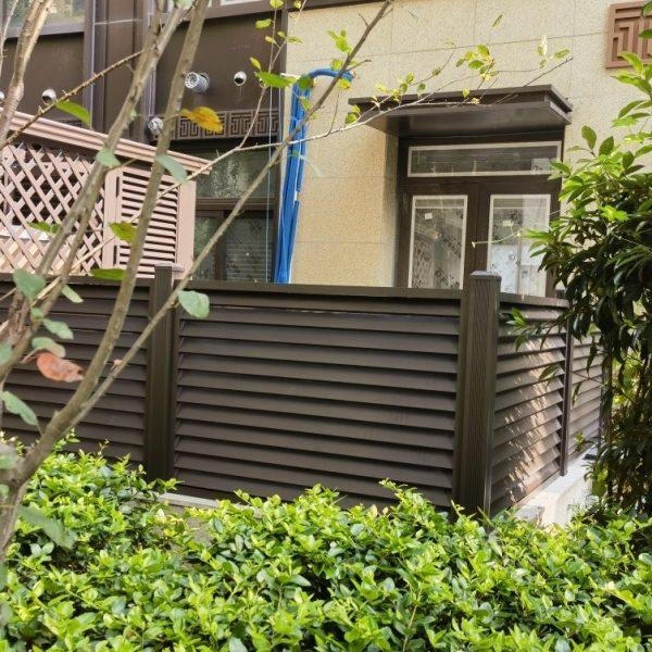 铝艺护栏别墅围栏 铝合金栅栏 庭院百叶栏杆铸铝户外铁艺栏杆围墙