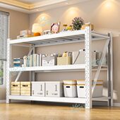 仓储货架仓库储物间多层置物架家用杂物收纳架加厚落地钢制储物架