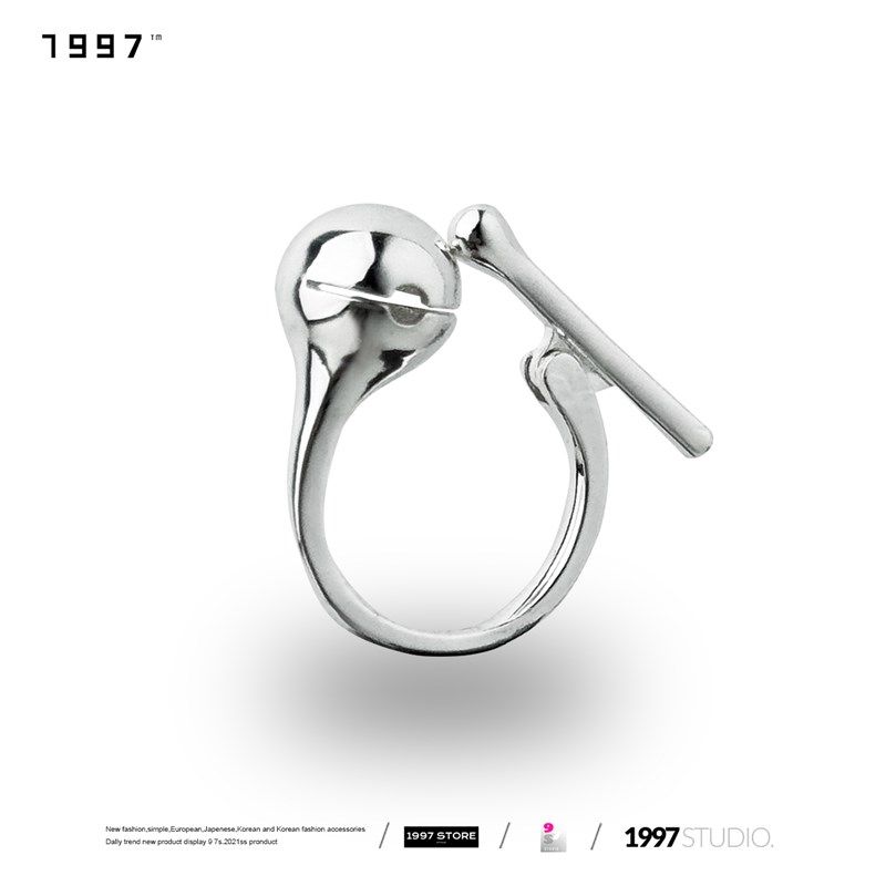 无聊了敲几下功德木鱼戒指打工人创C意解压攒功德趣味开口木鱼戒