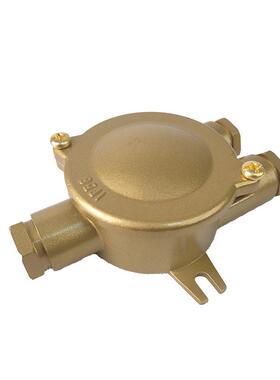 船用铜质接插件JXH32JXH30210A船用船接线盒0一进二出船用质接线