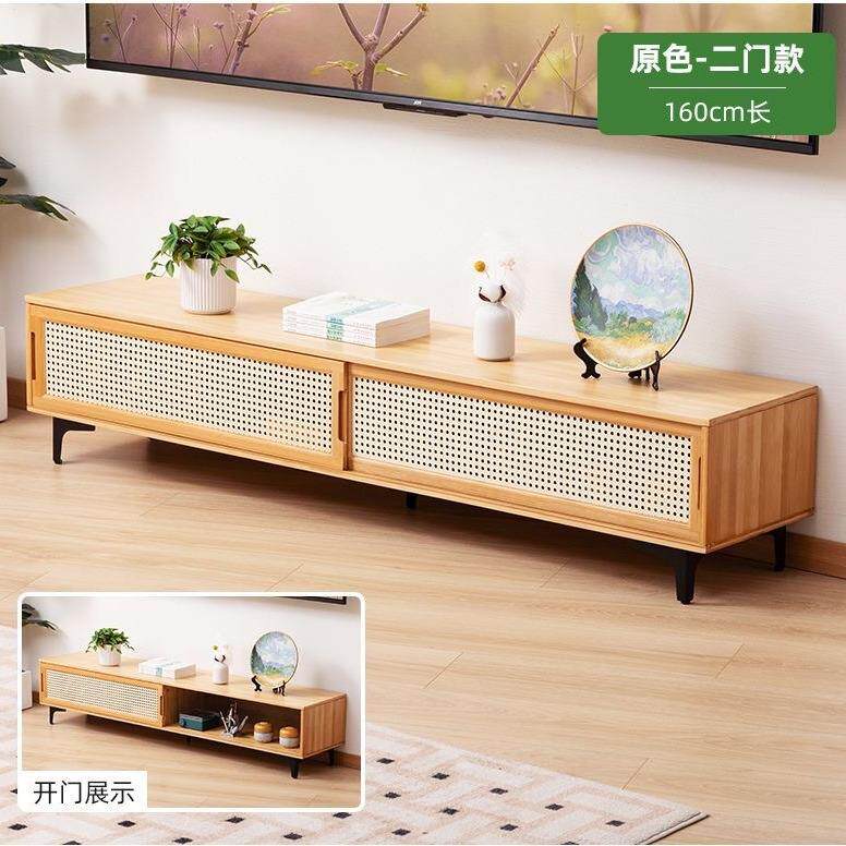 约客电视柜家用IHL落地轻奢高级感伸简缩茶几电厅视机小户型组合