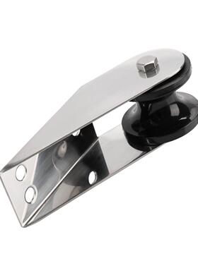 锚配件160M用DHEM黑色船滚轮不钢锚支架船锚支架配件游艇船五锈金