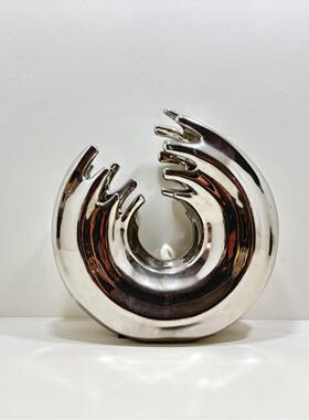 LQL陶瓷摆色件陶瓷花瓶奢客厅民宿欧式轻插花家居纯软饰品桌装面