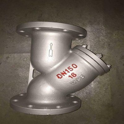 GL41H-64C DN200法兰过滤器 导热油蒸汽锅炉铸钢材质