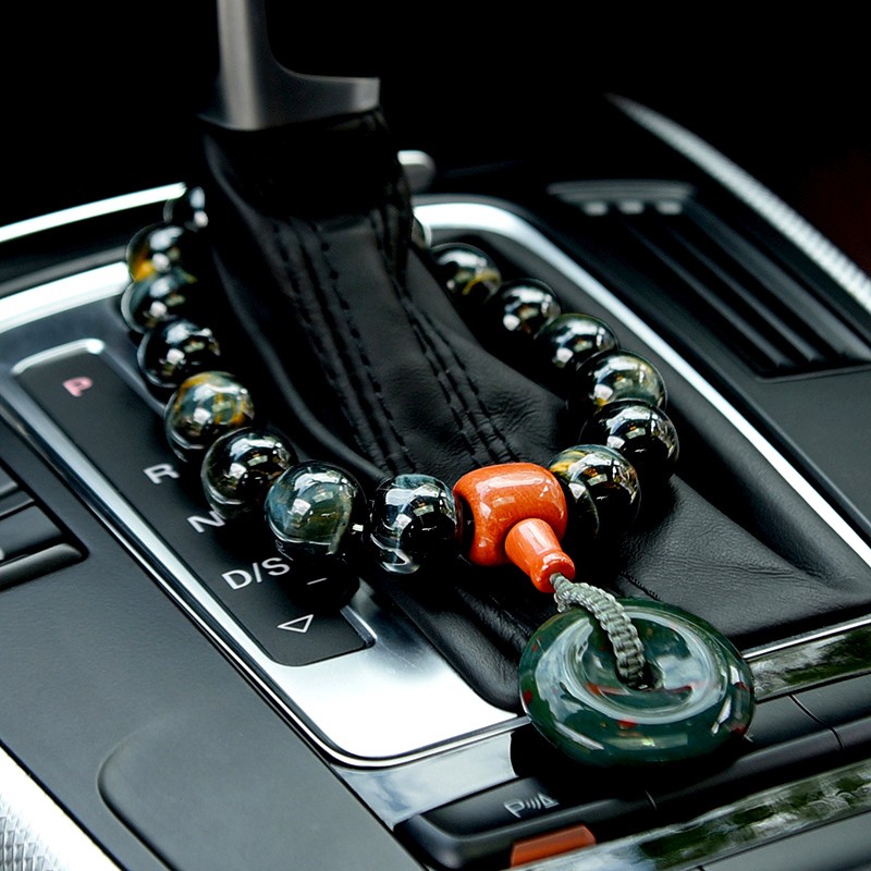汽车装饰品档位珠高o档大气个性女男自动手动挡杆把套挂件车内摆
