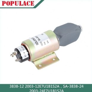 柴油机熄火控制器开关SA-3838-12/24 2003-12/24E7U1B1S2A 12V24V