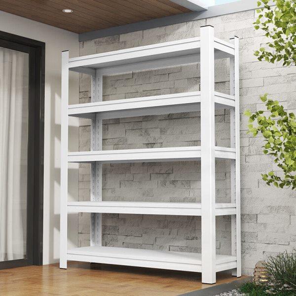 家用货架白色置物架多层落地仓库厨房储物架杂物间超市钢制收纳架,商业/办公家具,仓储货架,淘宝优惠券,粉丝福利购,淘宝优惠卷