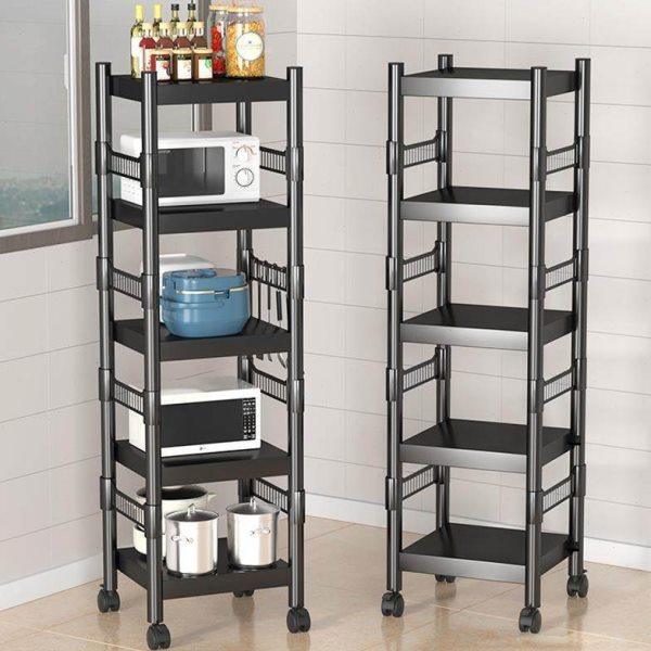 厨房不锈钢置物架落地多层多功能放锅具微波炉架子家用夹缝储物,厨房/烹饪用具,微波炉置物架,淘宝优惠券,粉丝福利购,淘宝优惠卷