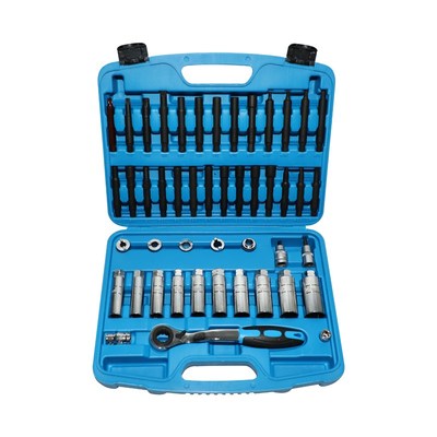 47件套避震器上座螺丝拆卸器 避震塔顶拆装工具 减震螺丝紧固套筒