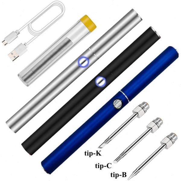usb便携式电烙铁随身电焊小型电烙铁usb充电510接口烫线笔烫码笔,五金/工具,电烙铁,淘宝优惠券,粉丝福利购,淘宝优惠卷