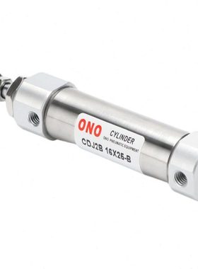 ONO不锈钢迷你气缸CDJ2B16X25-B CDJ2B16X40 CDJ2B16X100