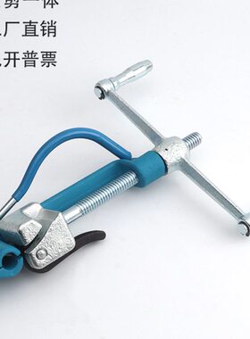 YDBT001摇杆式不锈钢扎带紧带机标牌管道钢带打包机钢带钳拉紧器