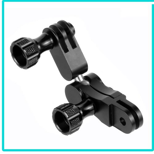 适用OSMO ACTION运动相机GoPro10金属转接头支架魔术手万向调节臂