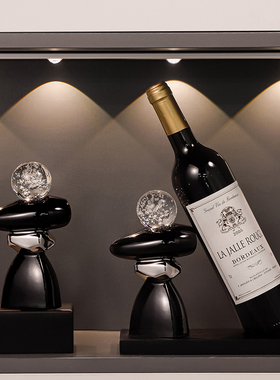 时至运来家居摆件轻奢高级感小众办公室客厅玄关酒柜电视柜装饰品