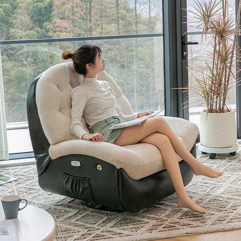 电动太空懒人沙发头等休闲舱按摩椅多功能可躺可睡家用单人摇摇椅