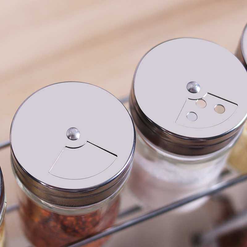 厨房用品玻璃调料瓶盐罐调味罐家用佐料瓶收纳盒组合装调味瓶套装