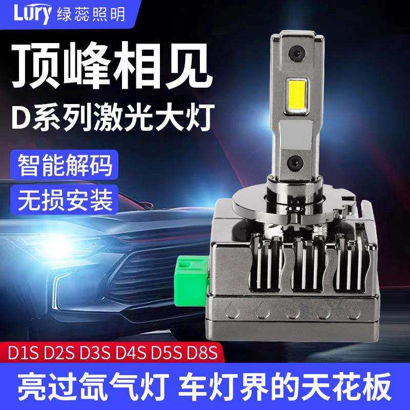 跨境现货汽车led大灯无损替换氙气灯D1D2D3D4改装通用高亮