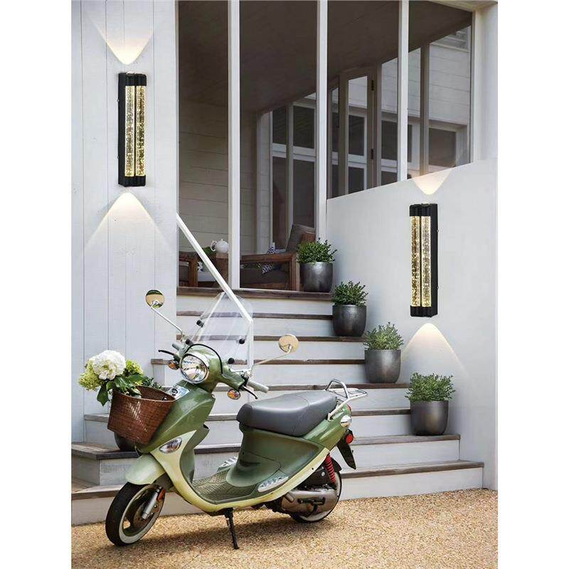 户外防水水晶壁灯阳台别墅走廊过道外墙灯简约室外庭院楼梯照明灯