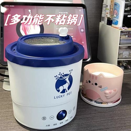 电煮火锅泡面锅多功能小型家电迷你便携式宿舍炒S菜一体速食不粘