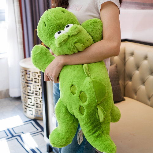 软软哒恐龙公仔女生床上睡觉抱玩偶陪睡J恐龙夹腿抱枕布娃娃长条