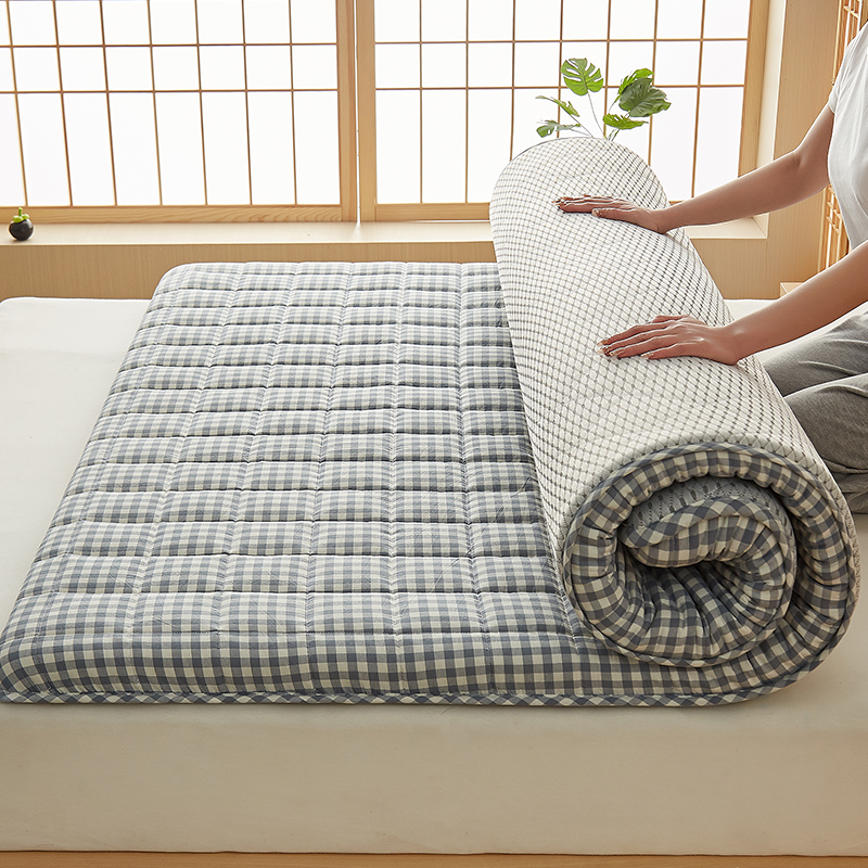 罗兰全棉水洗棉棉花床垫床褥家用防滑软垫垫被宿舍加Y厚床褥褥子