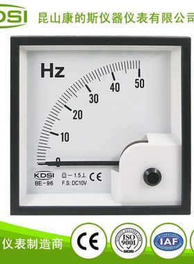 频率测量仪表BE-96DC10V50Hz直流电压频率表 配电柜仪表盘用表