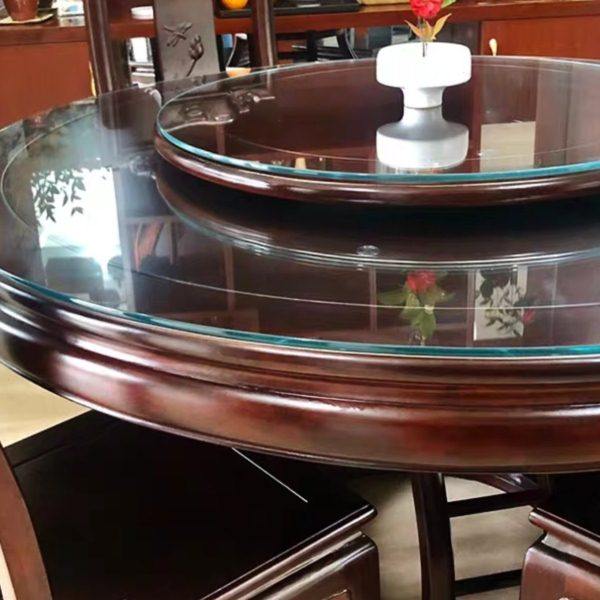 定做圆形钢化玻璃桌面餐桌大圆桌茶几透明玻璃台面园玻璃转盘台面,商业/办公家具,转盘,淘宝优惠券,粉丝福利购,淘宝优惠卷