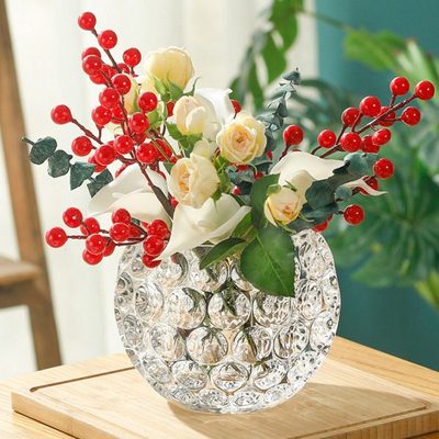 加厚水培植物透明玻璃花瓶容器绿萝花盆水养客厅餐厅家居摆件花器