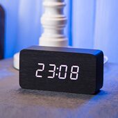 闹钟静音夜光电子钟床头座钟表学生儿童聪明时钟简约现代懒人闹表