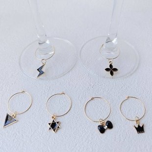 创意杯子区分器聚会酒杯标识水杯识别器派对杯环水杯茶杯区分标记