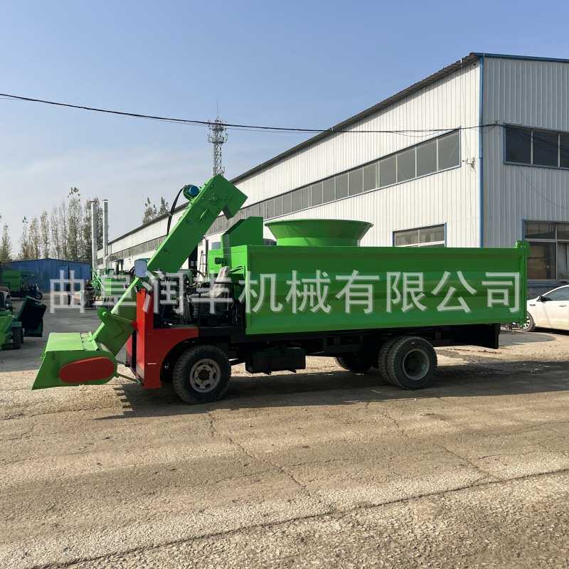 牛羊猪粪四轮清粪车养殖场四驱牧场铲粪机动物粪便牛粪清理机