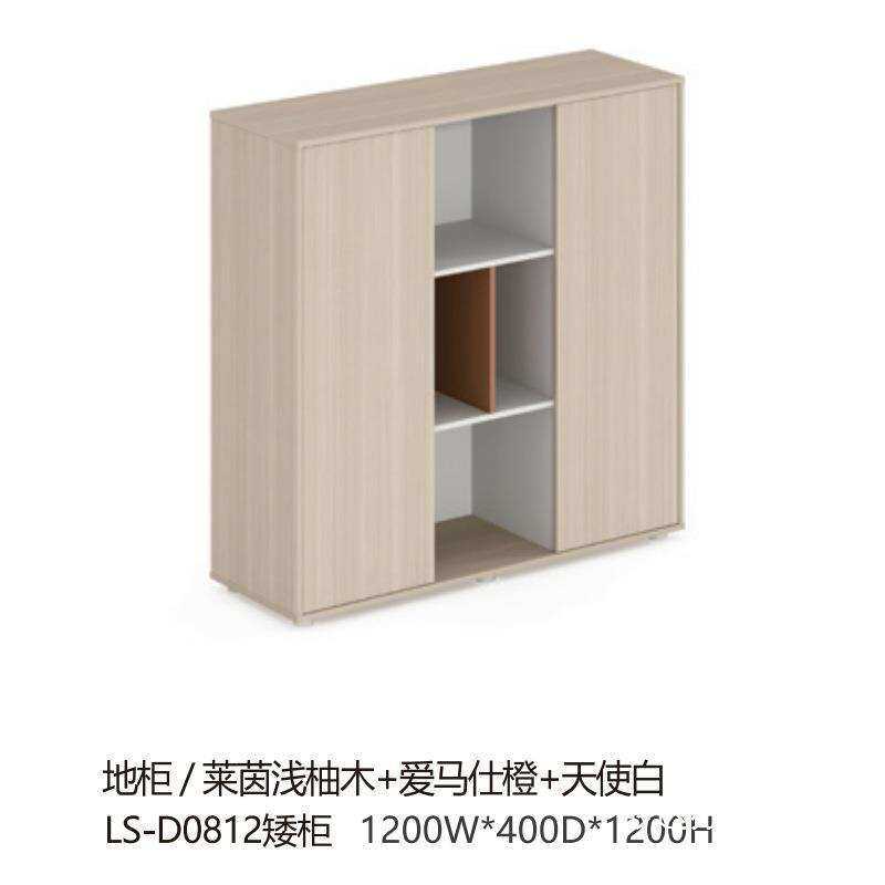 简约矮柜茶水柜办公置物柜文件柜立体式多功能办公档案柜板式柜子