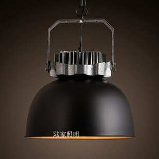 美式乡村咖啡馆工业风吊灯餐厅酒吧工程铁艺锅盖复古个性大小吊灯