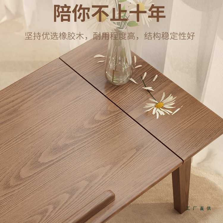 实木飘窗桌日式榻榻米茶桌家用茶几炕几床上炕桌折叠小桌子